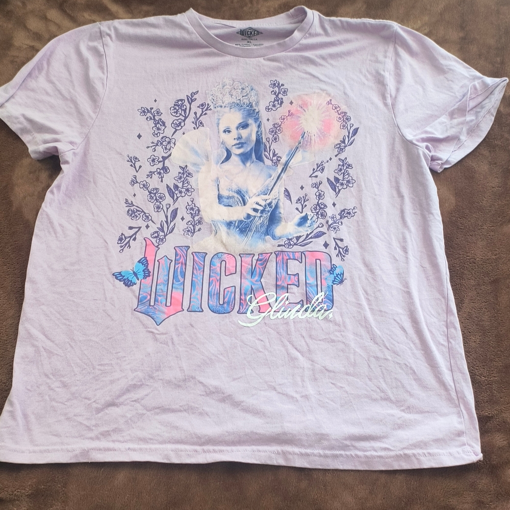 Wicked Glinda Lilac Graphic Tee - Women's Top